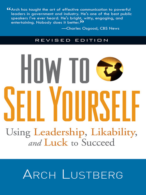 Title details for How to Sell Yourself, Revised Edition by Arch Lustberg - Available